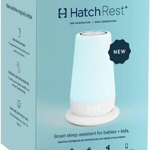 Hatch Rest+ Baby & Kids Sound Machine | 2nd Gen | Child’s Night Light, Alarm